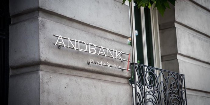 Archivo - Oficina de Andbank España en Madrid.
