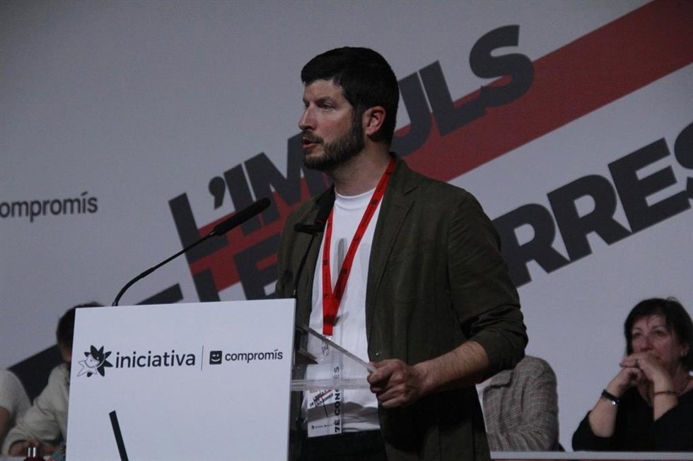 Archivo - Carles Esteve, nuevo portavoz de Iniciativa-Compromís
