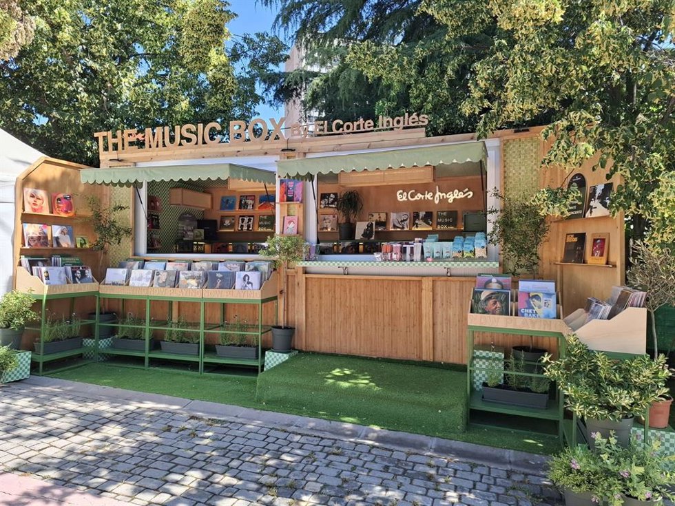 El Corte Inglés renueva The Music Box, la pop-up exclusiva del festival Noches del Botánico