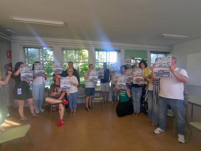 Asamblea vecinal para formar una plataforma contra la planta Biogás Granja Conchita.