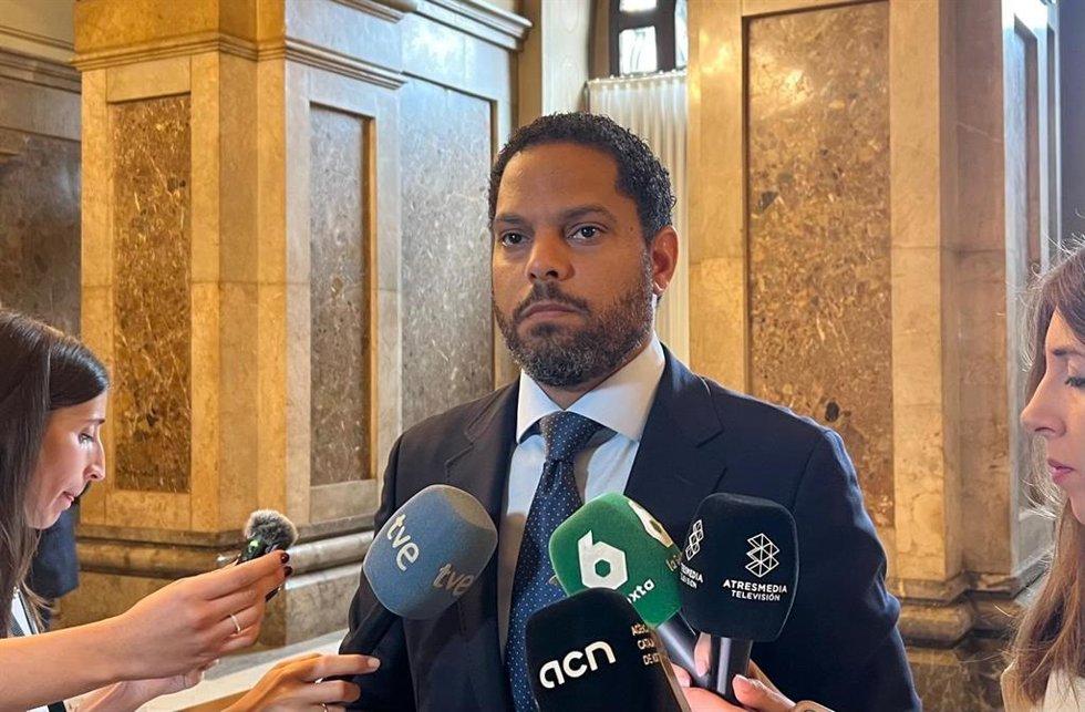 El secretario general de Vox y líder del partido en Catalunya, Ignacio Garriga
