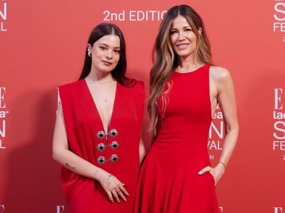 Manuela Sanz y Jaydy Michel en una imagen compartida en redes sociales por la modelo mexicana