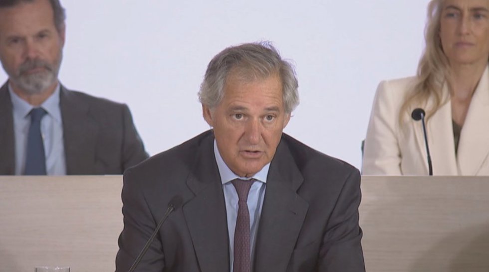 Archivo - El presidente de Acciona Energía, José Manuel Entrecanales, en la junta de accionistas de la compañía de 2025.