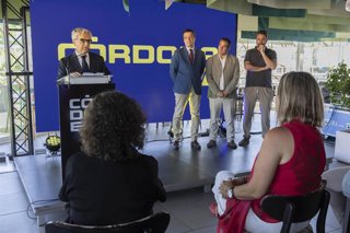El presidente de la Diputación, Salvador Fuentes, interviene en la presentación de Córdoba Live.