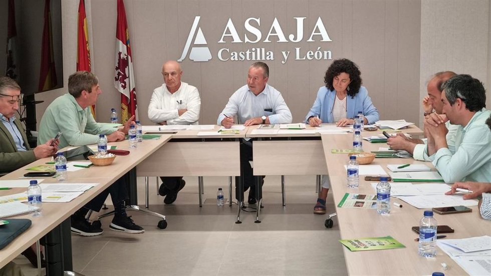 Reunión de la Junta Directiva de Asaja en Castilla y León.