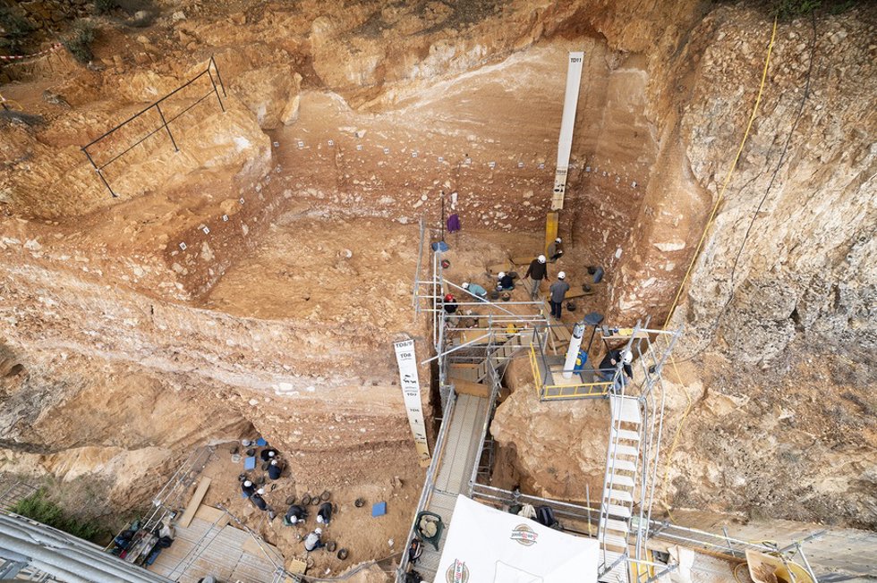 Archivo - Yacimiento de La Gran Dolina, en Atapuerca, en la provincia de Burgos.