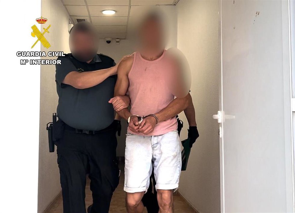 El presunto autor del homidio, tras ser detenido