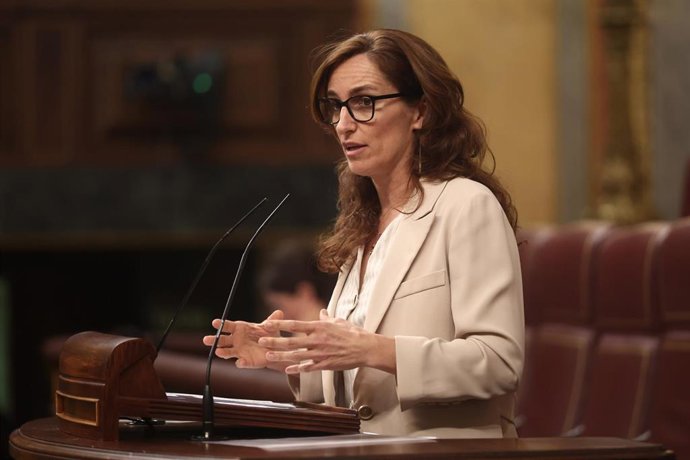 Imagen de archivo de la ministra de Sanidad, Mónica García.
