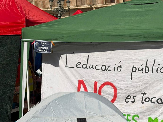 Imatge de l'acampada