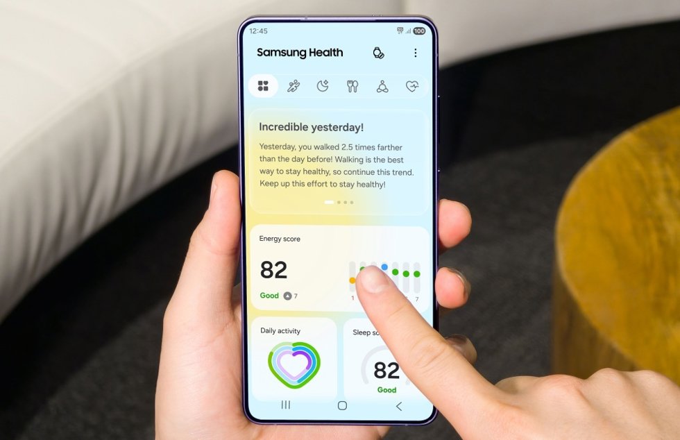 LLa nueva 'app' Samsung Health para los Galaxy Watch