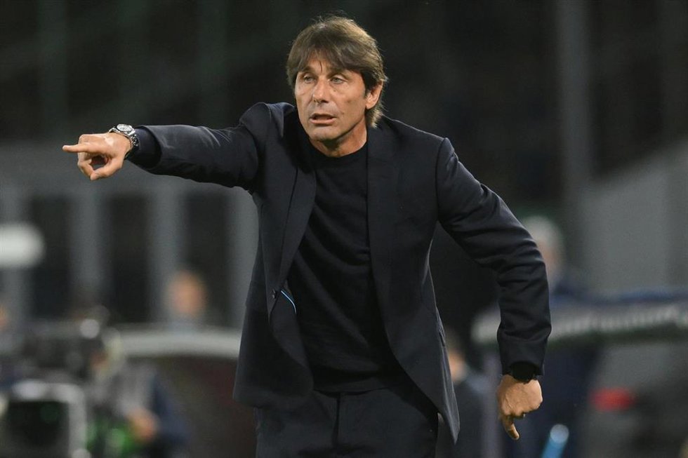 El entrenador italiano Antonio Conte, en su etapa en el Nápoles.