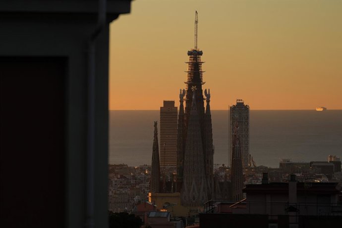 Archivo - La torre de Jesús de la Sagrada Família 