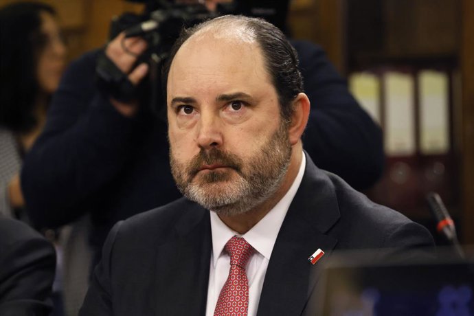 Valparaiso, 18 de mayo 2026 El ministro de Trabajo y Prevision Social, Tomas Rau, durante la comision de trabajo Sebastian Cisternas/Aton Chile