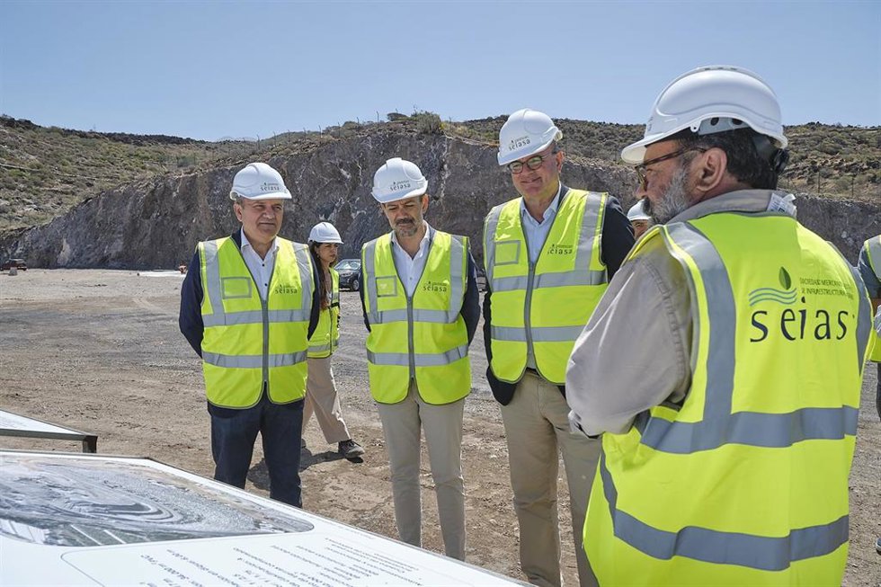 El Cabildo tinerfeño ultima la ejecución de la balsa de Las Charquetas, con una capacidad de 250.000 metros cúbicos