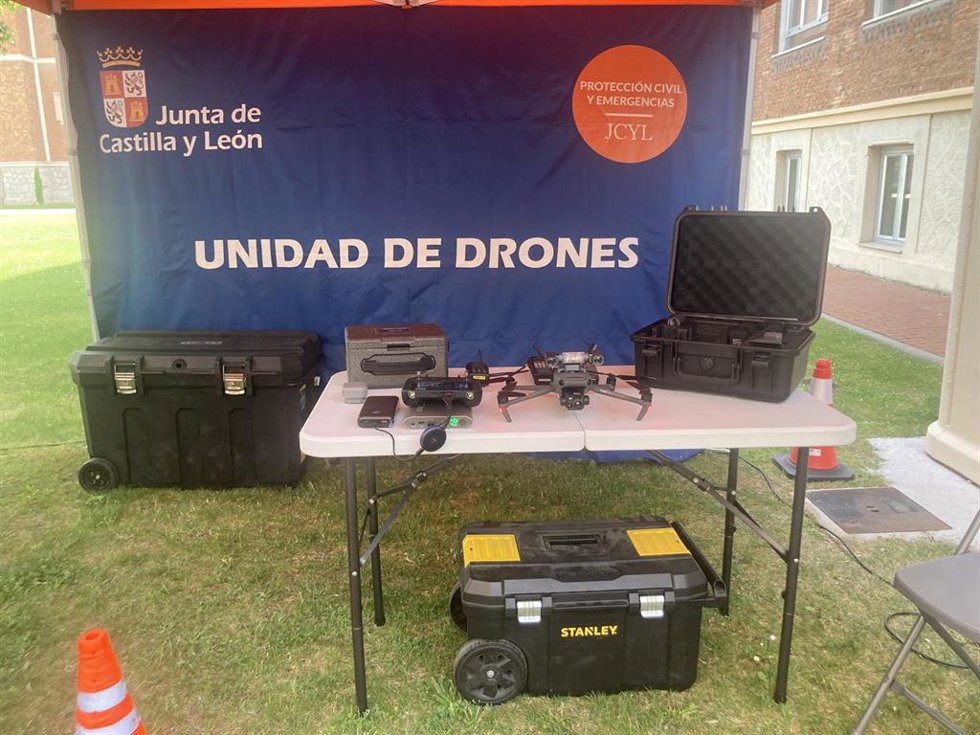 Archivo - Unidad de drones de Protección Civil.