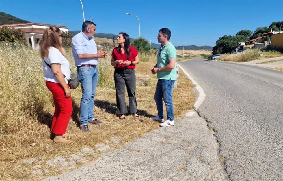 Javienr Pizarro en Algeciras con Rocío Arrabal.
