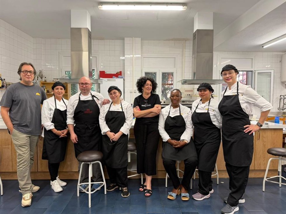 Visita al curso de cocina.