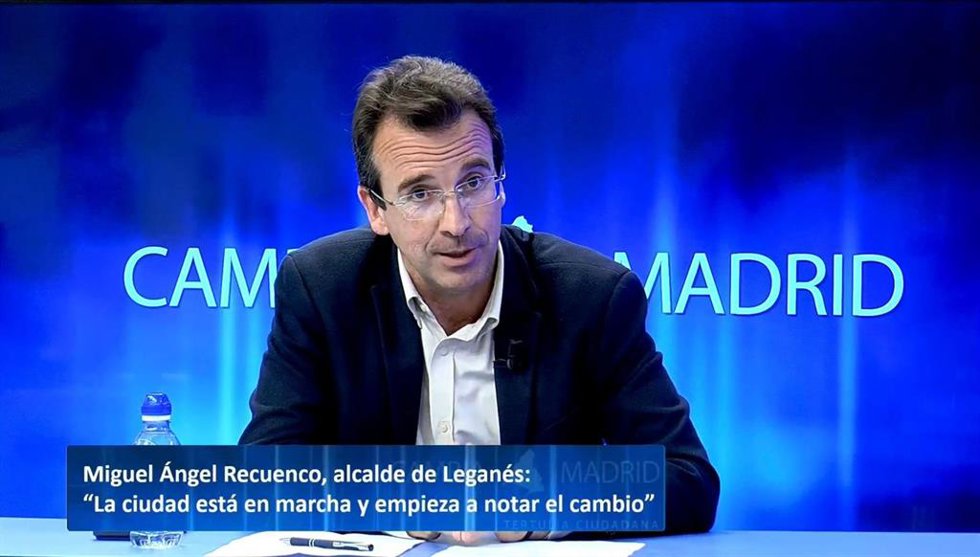 El alcalde de Leganés, Miguel Ángel Recuenco