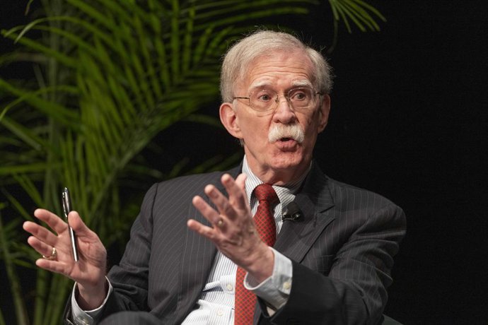 Archivo - September 7, 2024, Austin, Texas, USA: Former National Security Advisor and Ambassador to the U.N. JOHN BOLTON speaks on the final day of the14th annual Texas Tribune Festival in downtown Austin. The Festival brings together politicians and infl