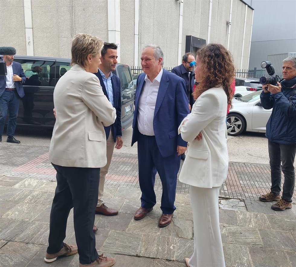 El ministro de Industria, Jordi Hereu, en Camargo