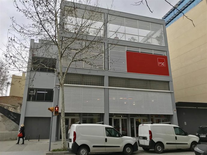 Archivo - La sede del PSC en la calle Pallars de Barcelona