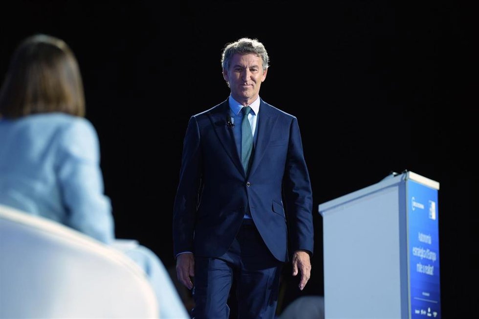 El presidente del PP, Alberto Núñez Feijóo, en una imagen de archivo.
