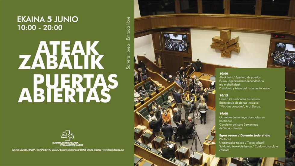 La jornada incluye visitas guiadas al edificio parlamentario