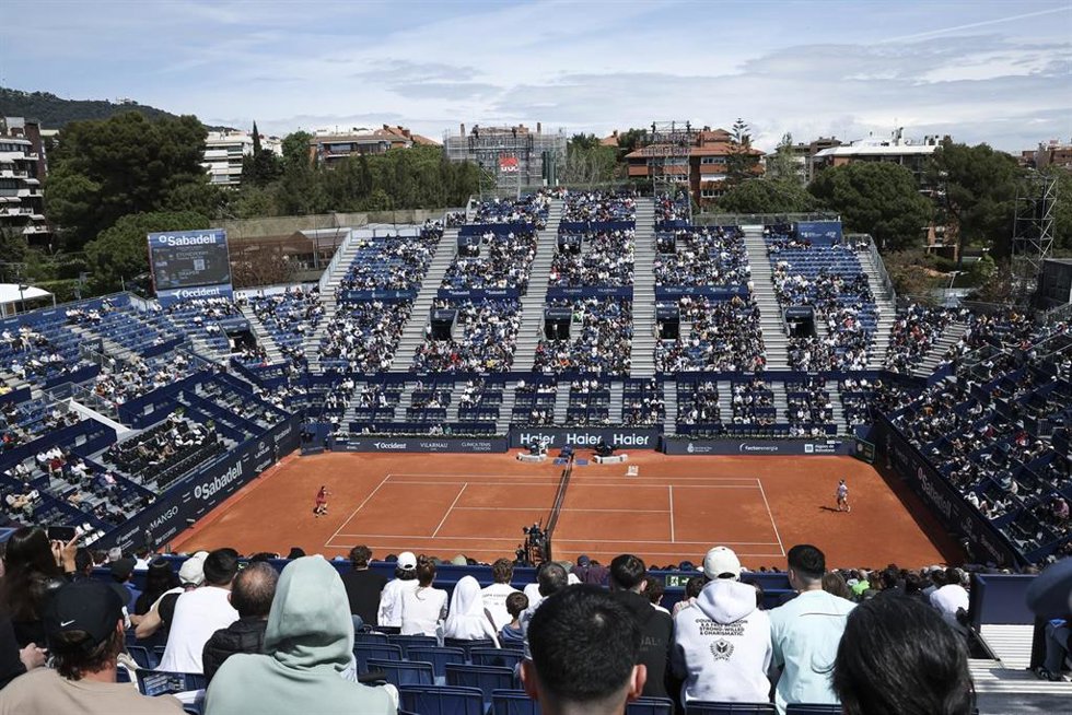 Archivo - Un partido de tenis del Barcelona Open Banc Sabadell - Conde Godo 2026.