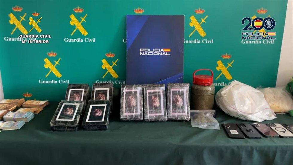 Droga y efectos intervenidos.