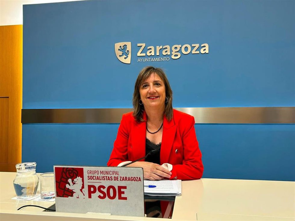 La portavoz del grupo municipal del PSOE en el Ayuntamiento de Zaragoza, Lola Ranera