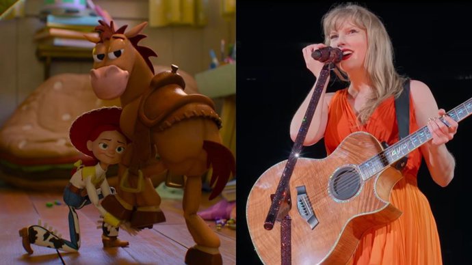 Taylor Swift lanza su nueva canción para Toy Story 5 y lo celebra con un vídeo de cuando era  niña: "Soy fan desde los 5 años"