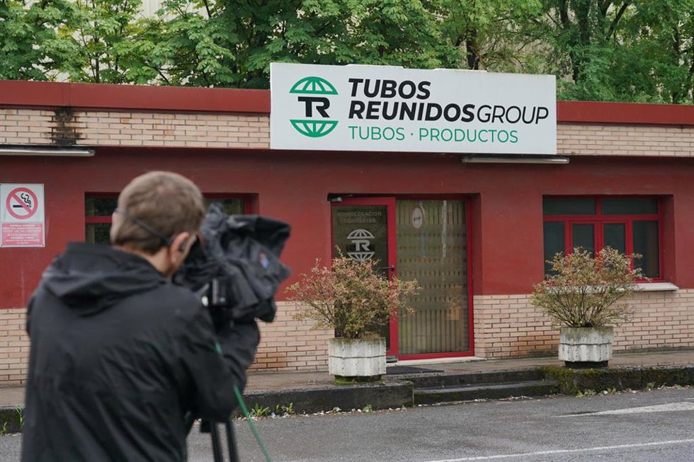 Exteriores de la sede de Tubos Reunidos, a 4 de junio de 2026, en Amurrio, Álava, País Vasco (España). 