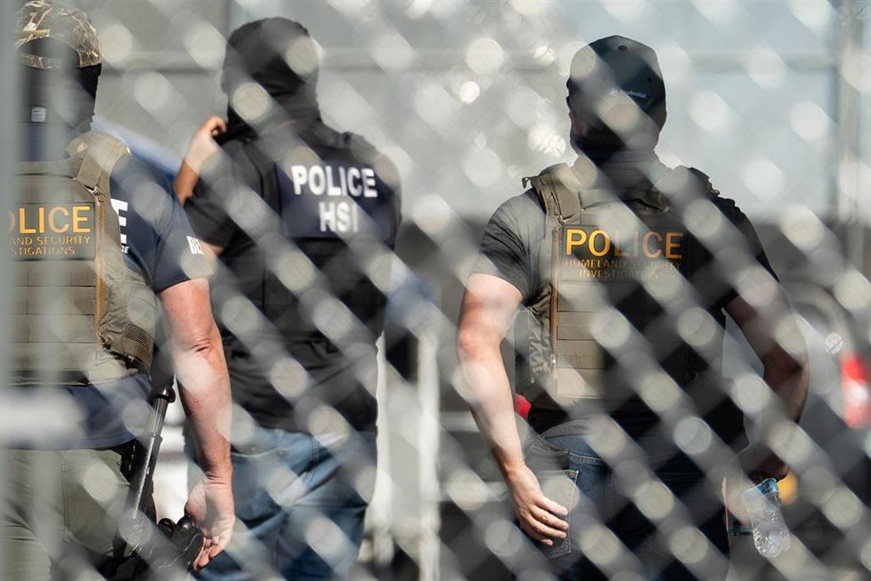 Agentes antimigración de EEUU