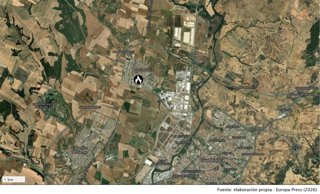 El incendio se destaba sobre las 22.02 horas de este miércoles.