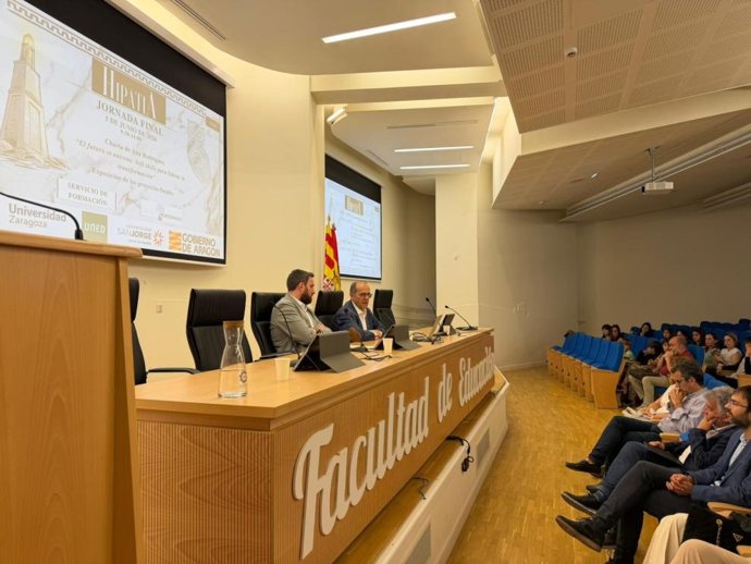 Jornada final del evento Hipatia 2026, en la Facultad de Innovación de Unizar.