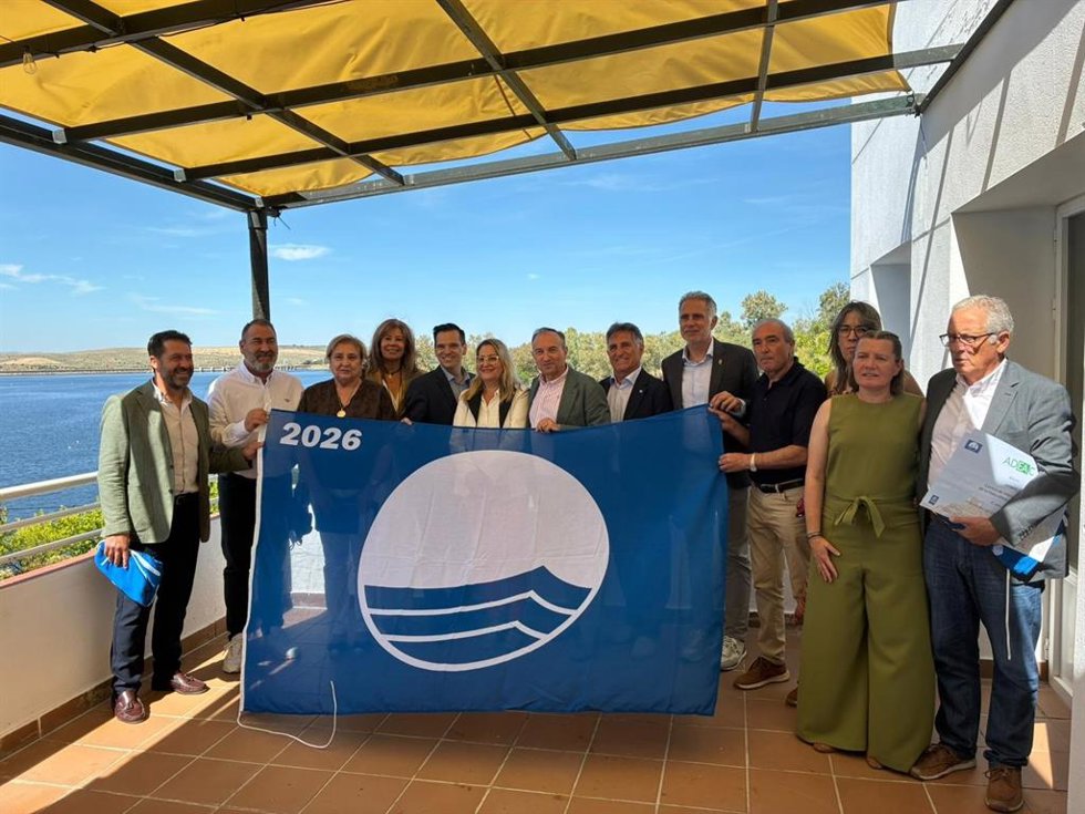 Acto de entrega de las Banderas Azules 2026 en Extremadura