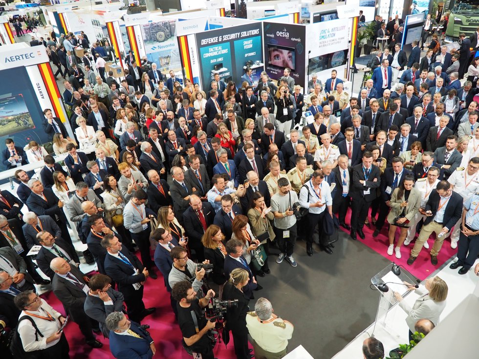 La feria Eurosatory de París (Francia)