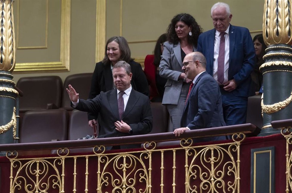 Archivo - El presidente de la Junta de Castilla-La Mancha, Emiliano García Page, en el Congreso de los Diputados.