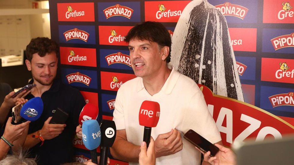 El exfutbolista Fernando Morientes, en una campaña de Grefusa.