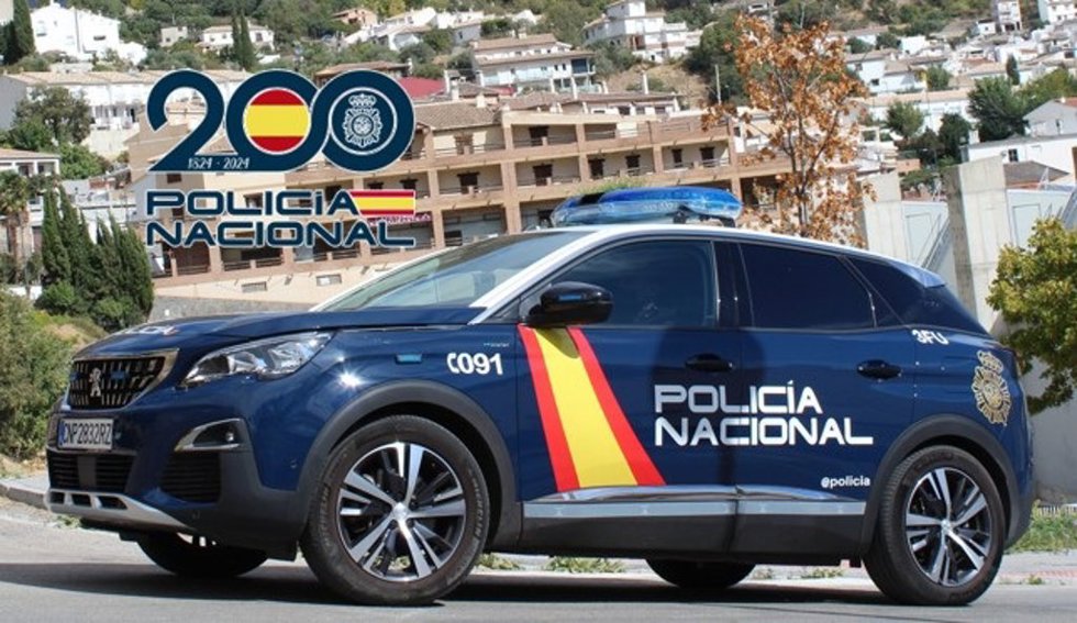 Un vehículo de la Policía Nacional.
