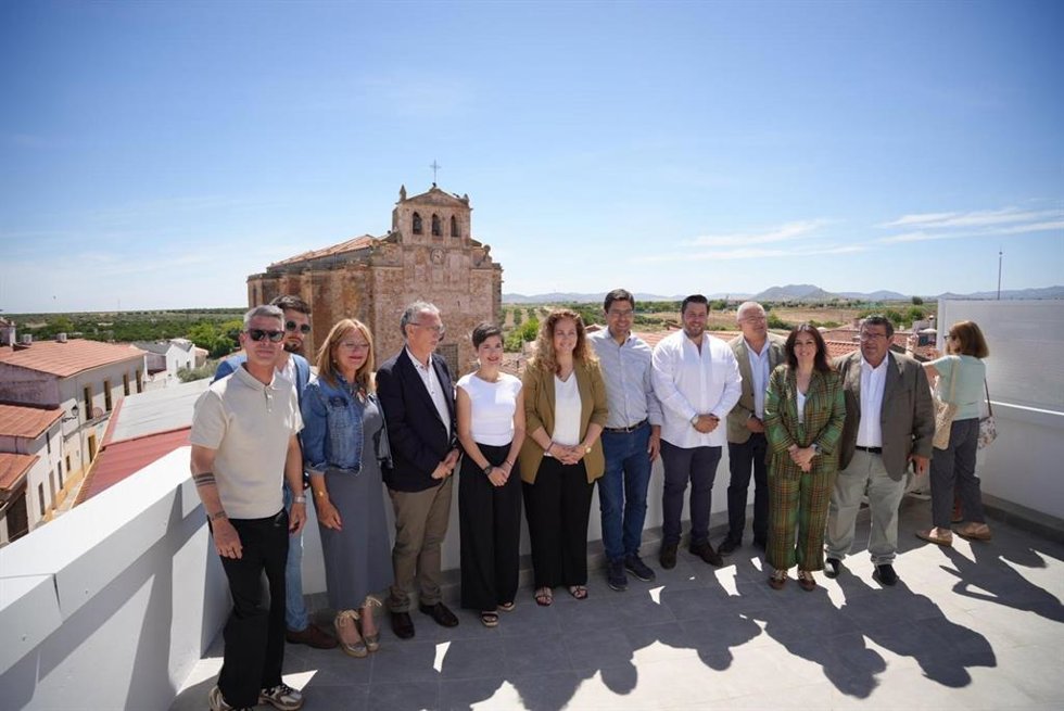 Inauguración del renovado Ayuntamiento Torre de Miguel Sesmero (Badajoz)