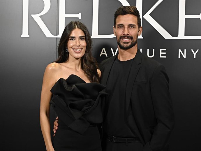 Lidia Torrent y Jaime Astrain durante la presentación de Redken Hair Studio