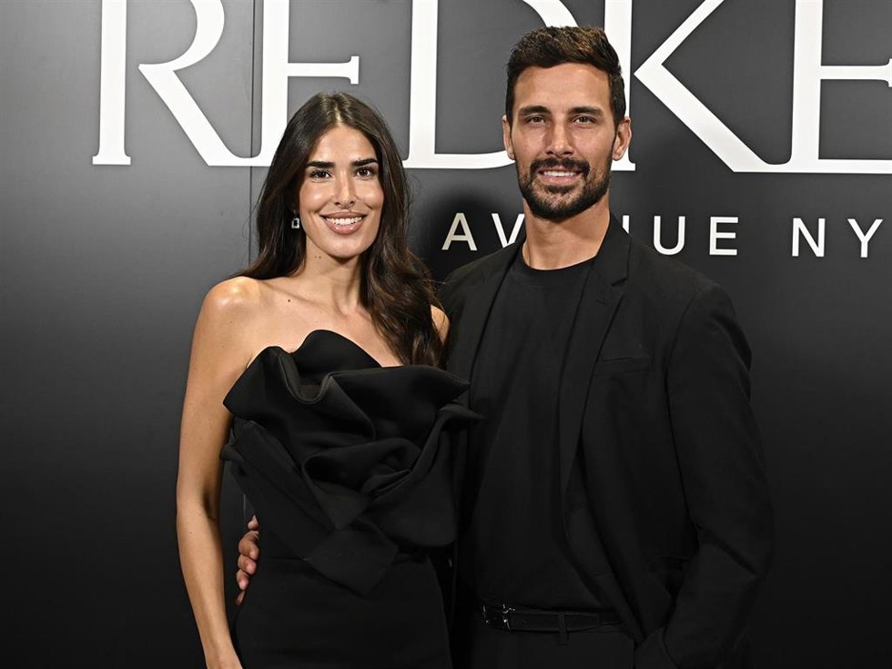 Lidia Torrent y Jaime Astrain durante la presentación de Redken Hair Studio