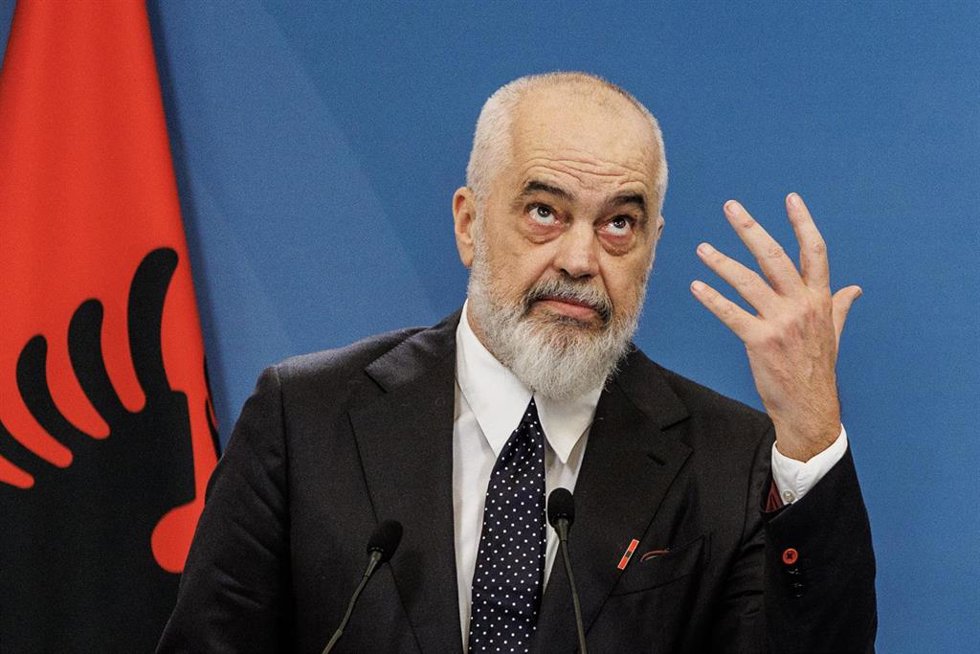 Archivo - El primer ministro de Albania, Edi Rama