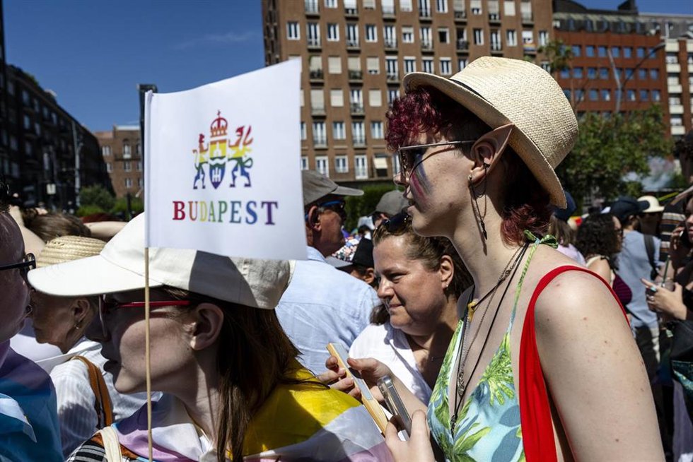 Archivo - Imagen de archivo del Orgullo de Budapest en 2025