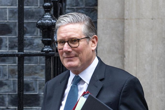 June 3, 2026, London, United Kingdom: UK Prime Minister Keir Starmer departs No.10 Downing Street for Prime Minister's Questions at the House of Commons in London.