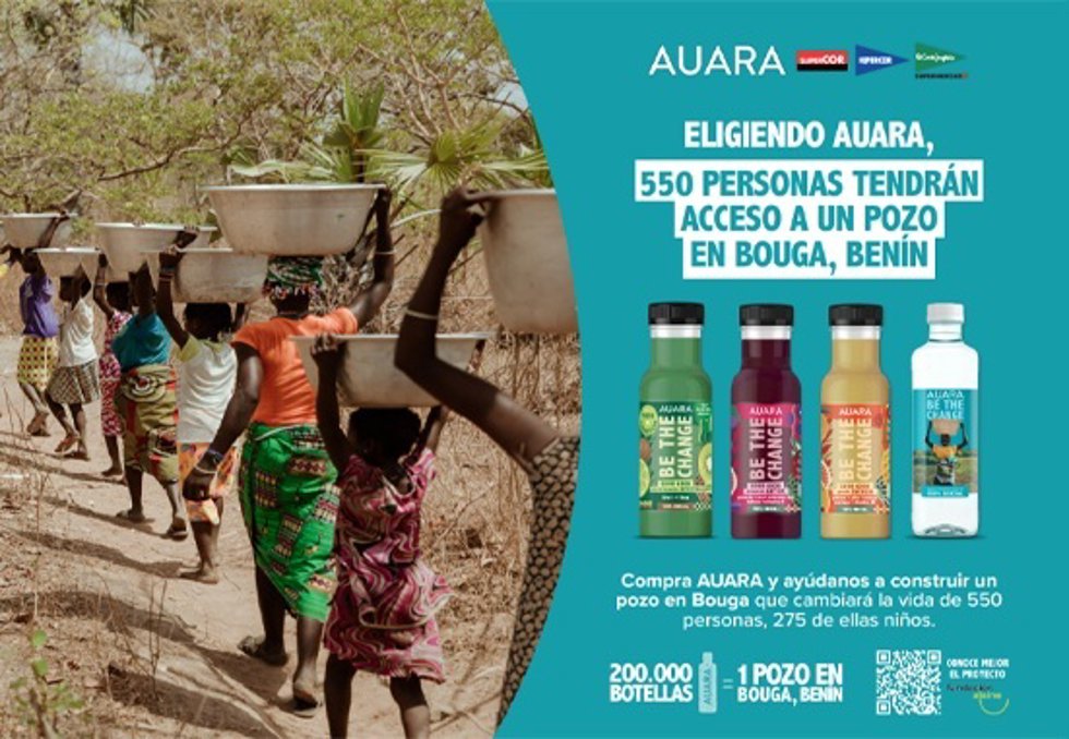 El Corte Inglés y AUARA activan una campaña para la construcción de un nuevo pozo en Benín