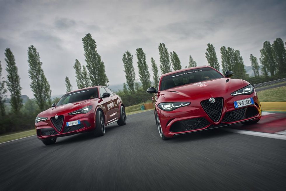 Archivo - Alfa Romeo exhibe su gama más deportiva y mantiene su apuesta por los modelos Quadrifoglio