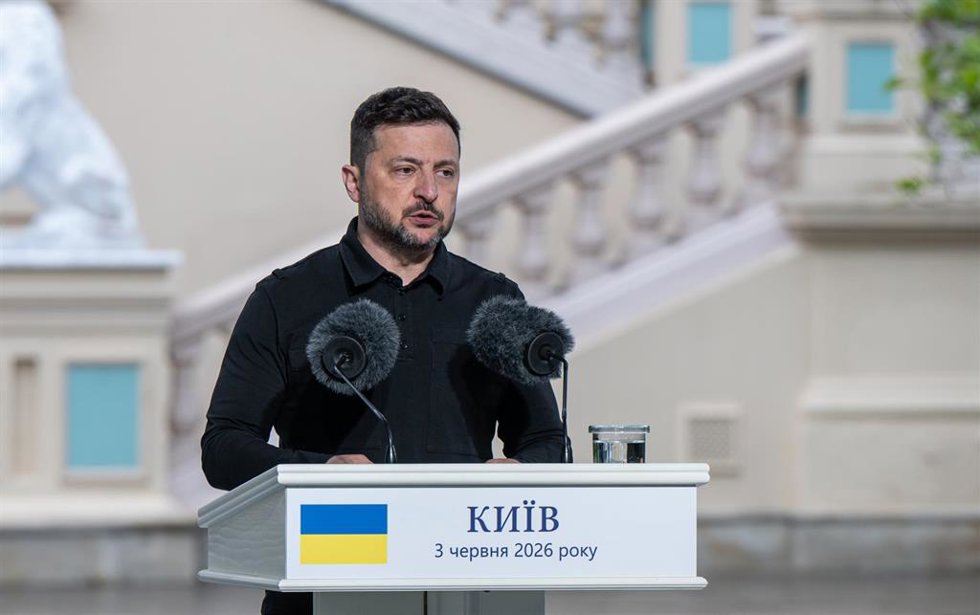El presidente de Ucrania, Volodimir Zelenski