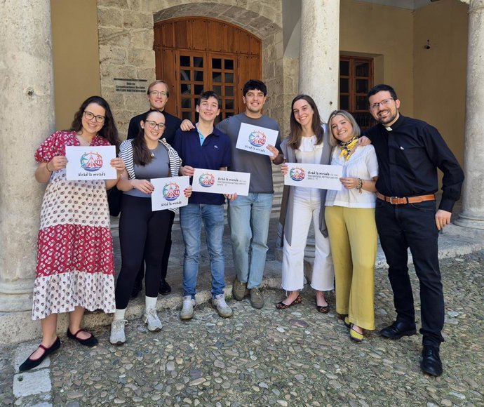 Presentación de la peregrinación organizad por la Delegación Pastoral Juvenil del Arzobispado de Valladolid.